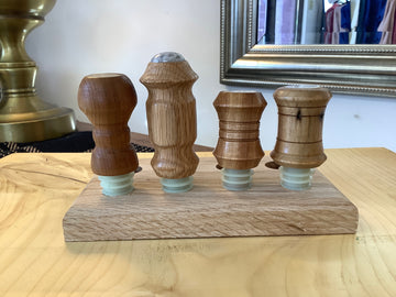 Wooden Bottle Stopper - Inlaid