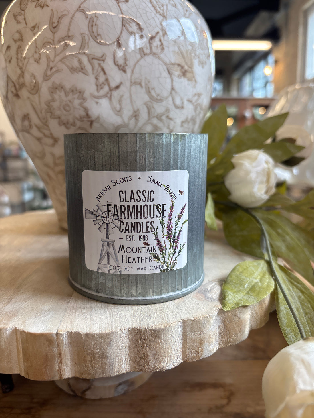 Mountain Heather Soy Tin Candle