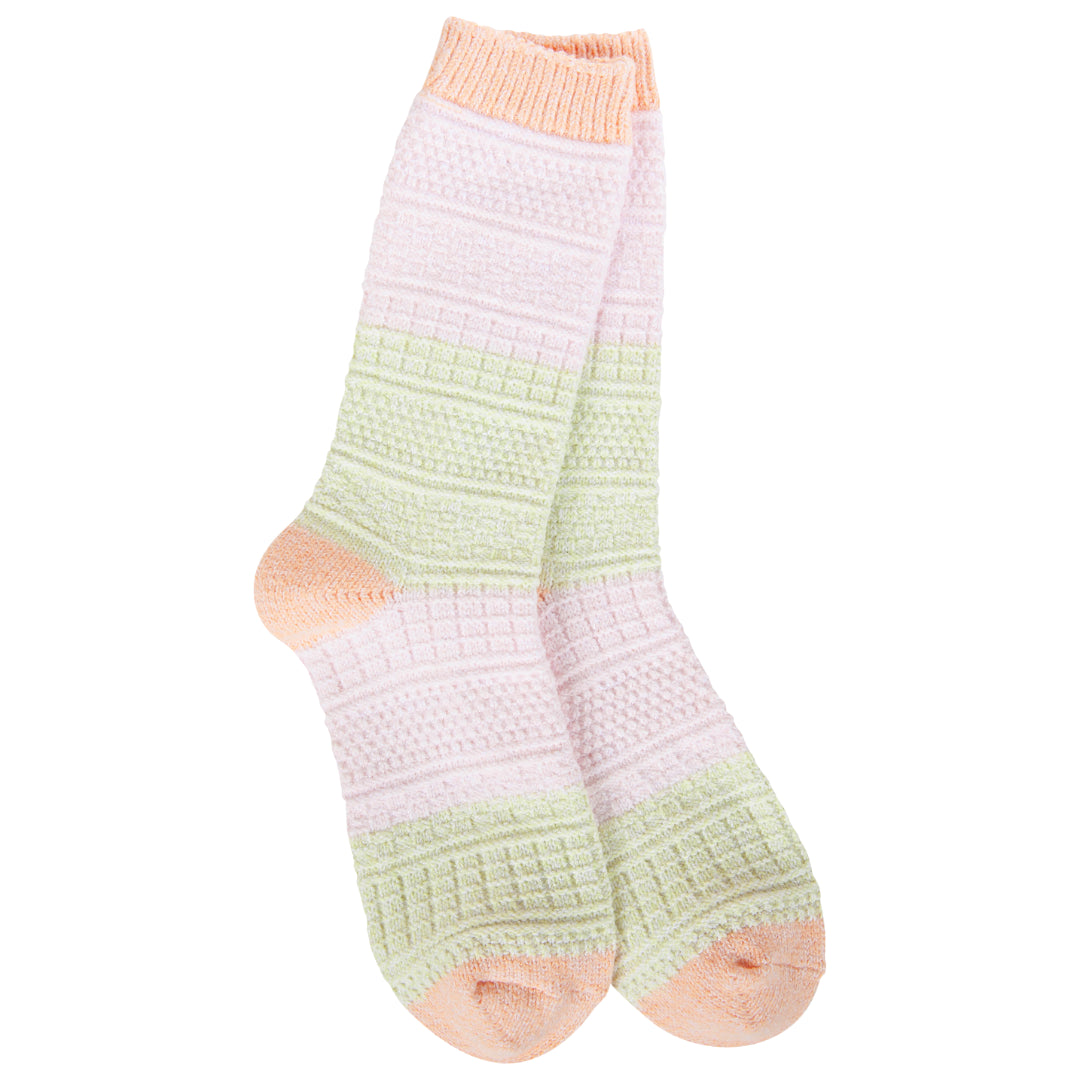 Weekend Basket Crew - Yellow/Peach/Pink