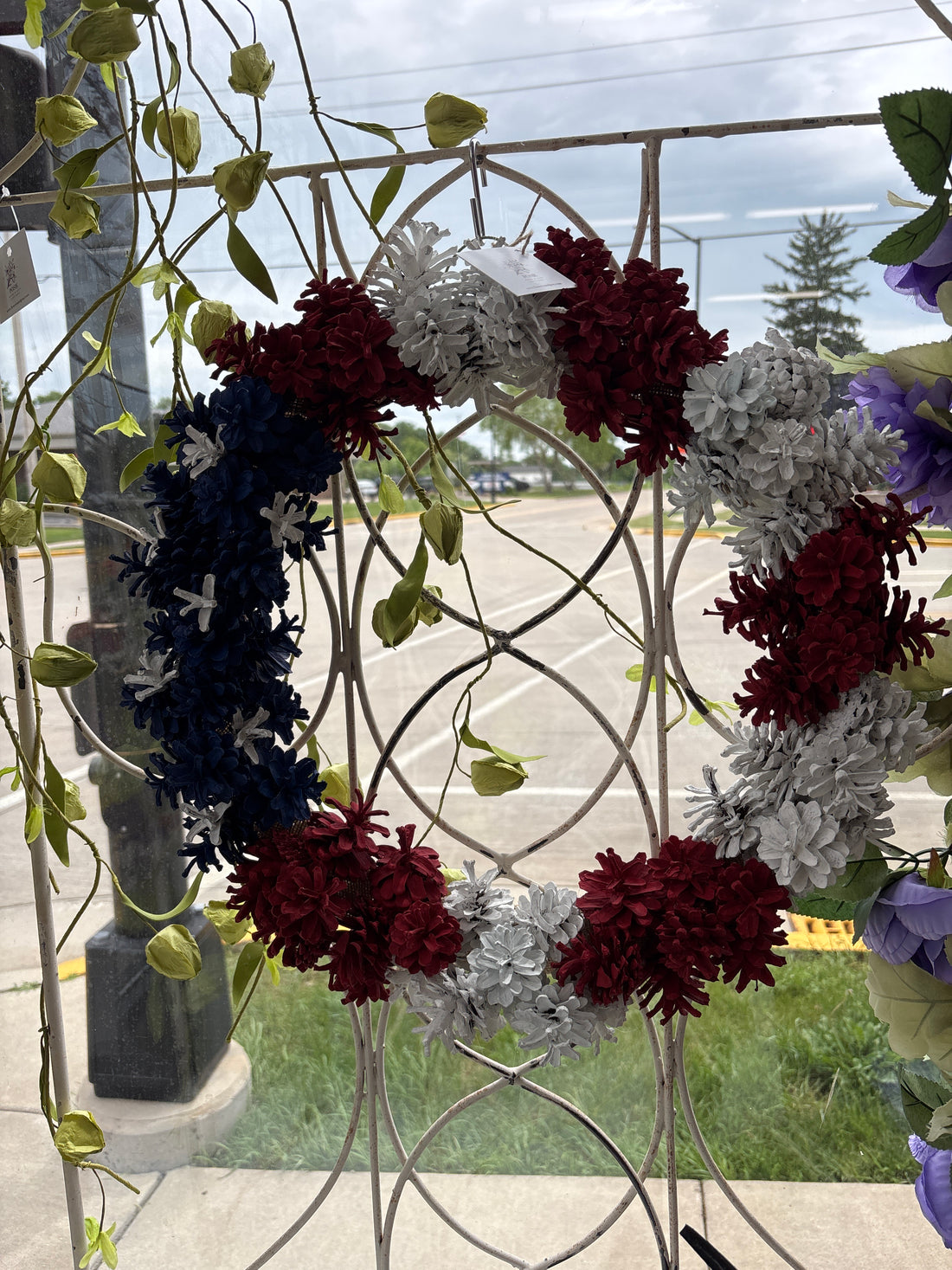 Red White Blue Wreath