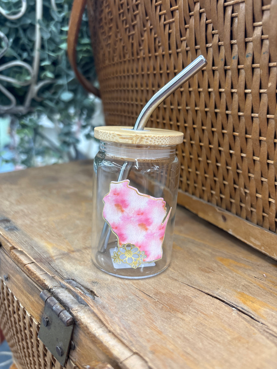 Wisconsin Pastel Shot Glass