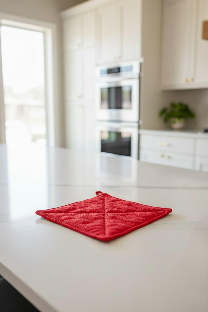 Red Spots Hot Pad