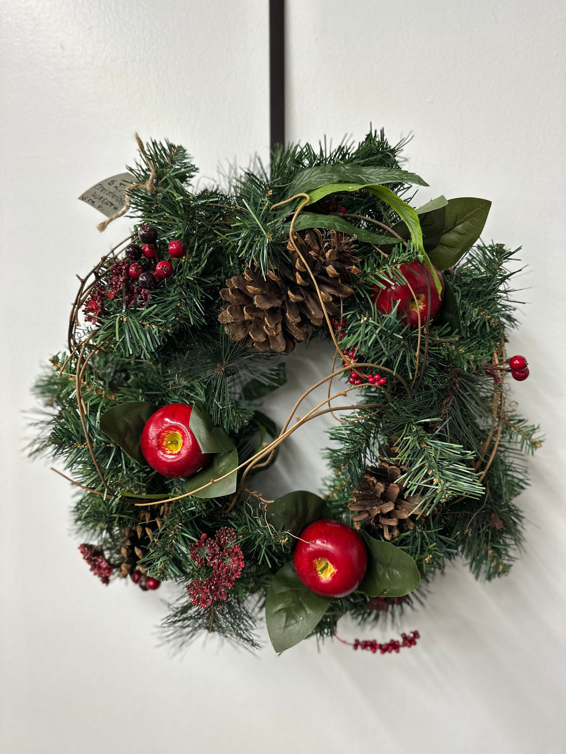 Christmas Wreath With Apples