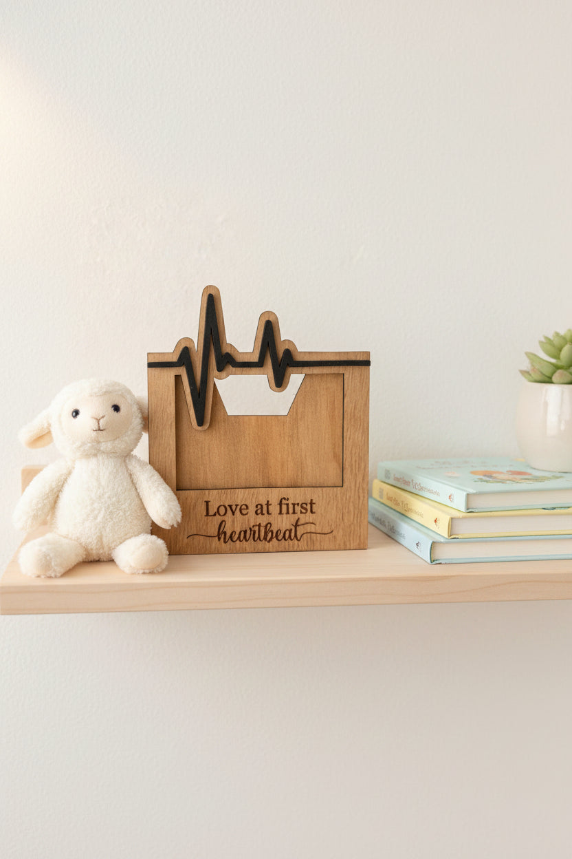 First Heartbeat Photo Frame