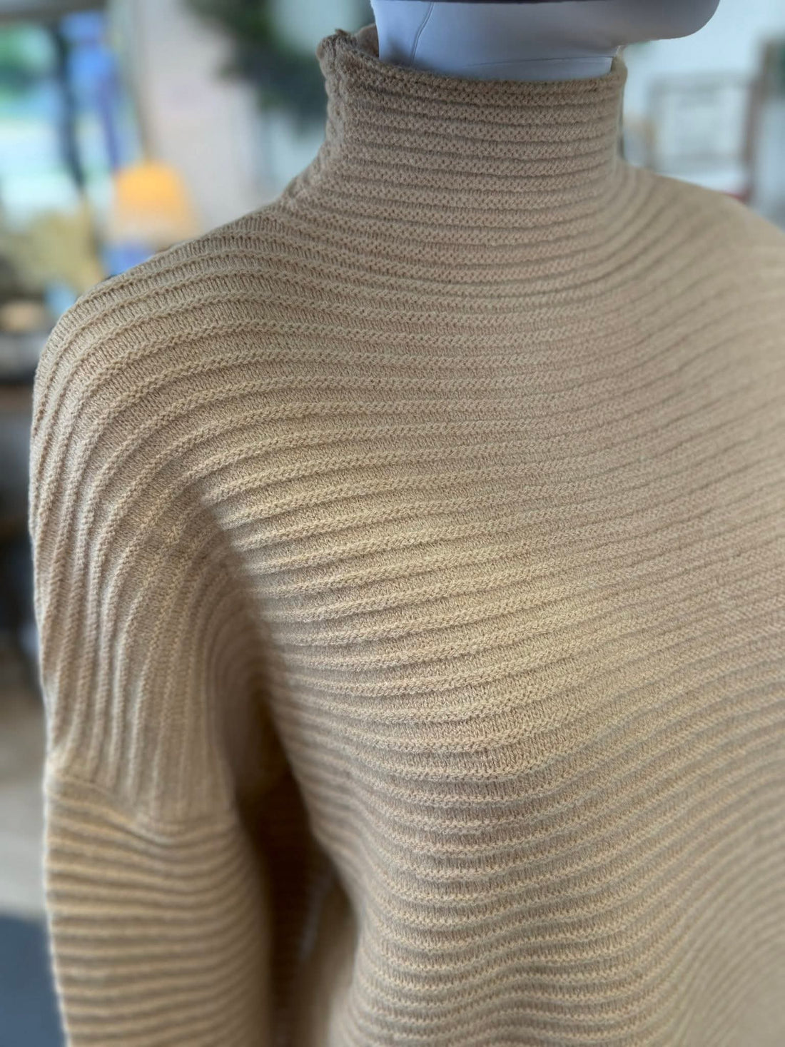 Turtleneck Sweater - Camel