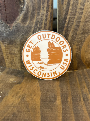 Get Outdoors Wisconsin Sticker