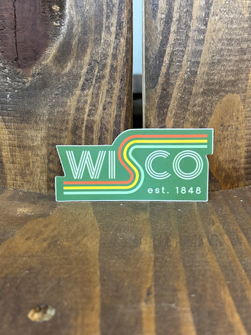 Retro Wisco Sticker