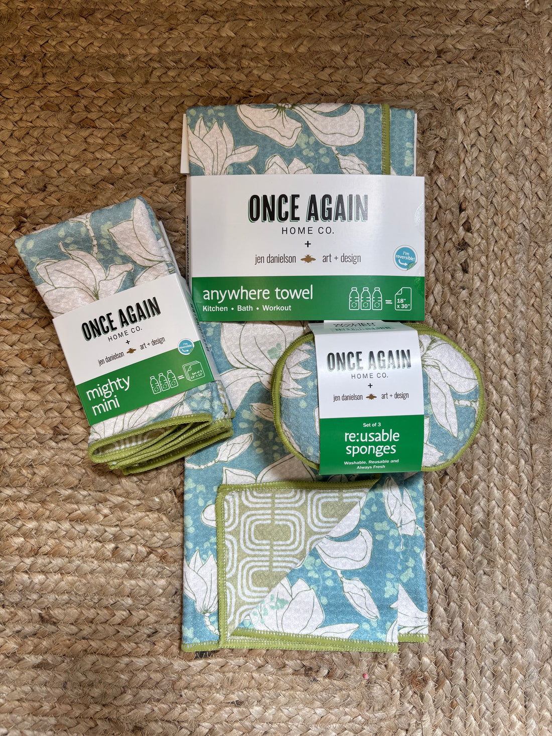Once Again Home Co - JD Dreamy Magnolia: Mist (Reversible)