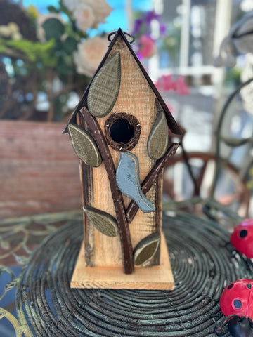 Bluejay Wooden Birdhouse