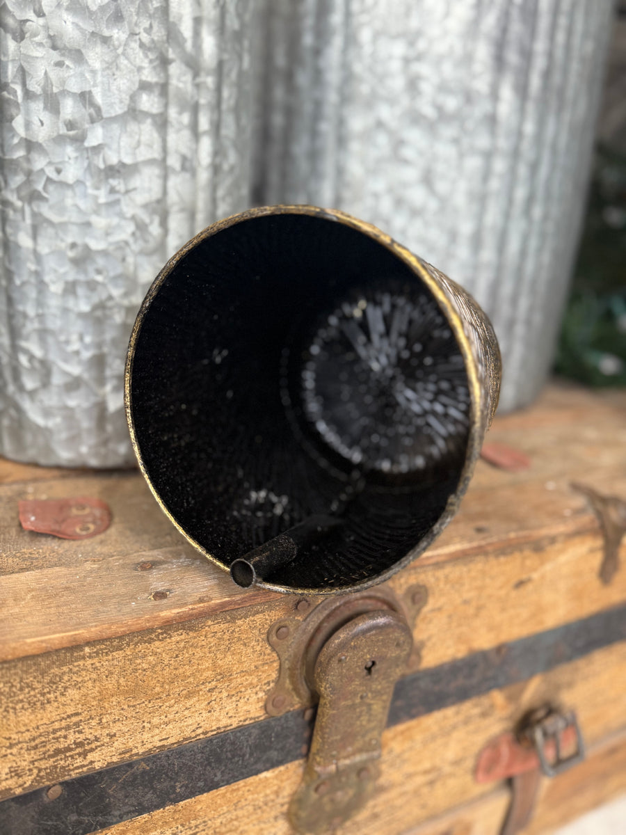 Gold Textured Metal Bell