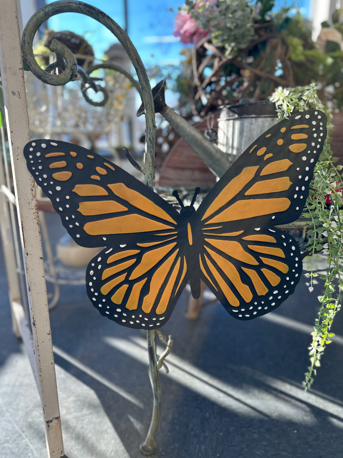 Monarch Butterfly Metal Wall Decor