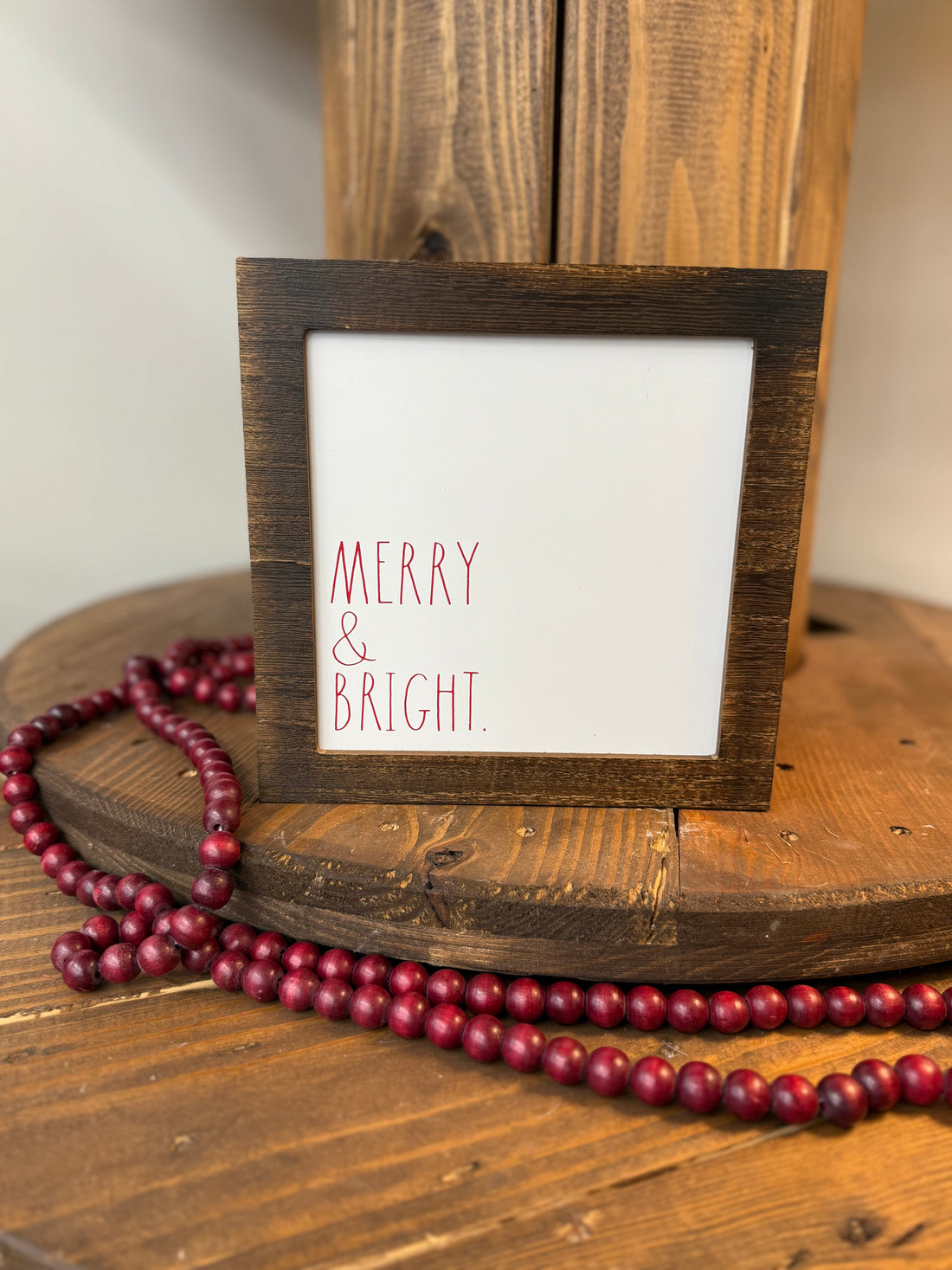 Rae Dunn Merry & Bright Sign