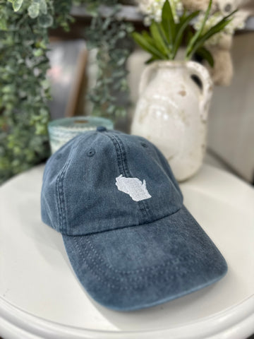 Denim Wisconsin Hat