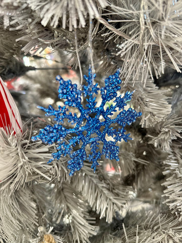 Blue Snowflake Ornament