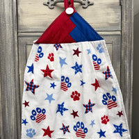 Stars + Paw Prints Kitchen Towel