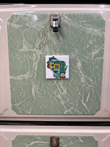 Wisconsin Quilt Magnet