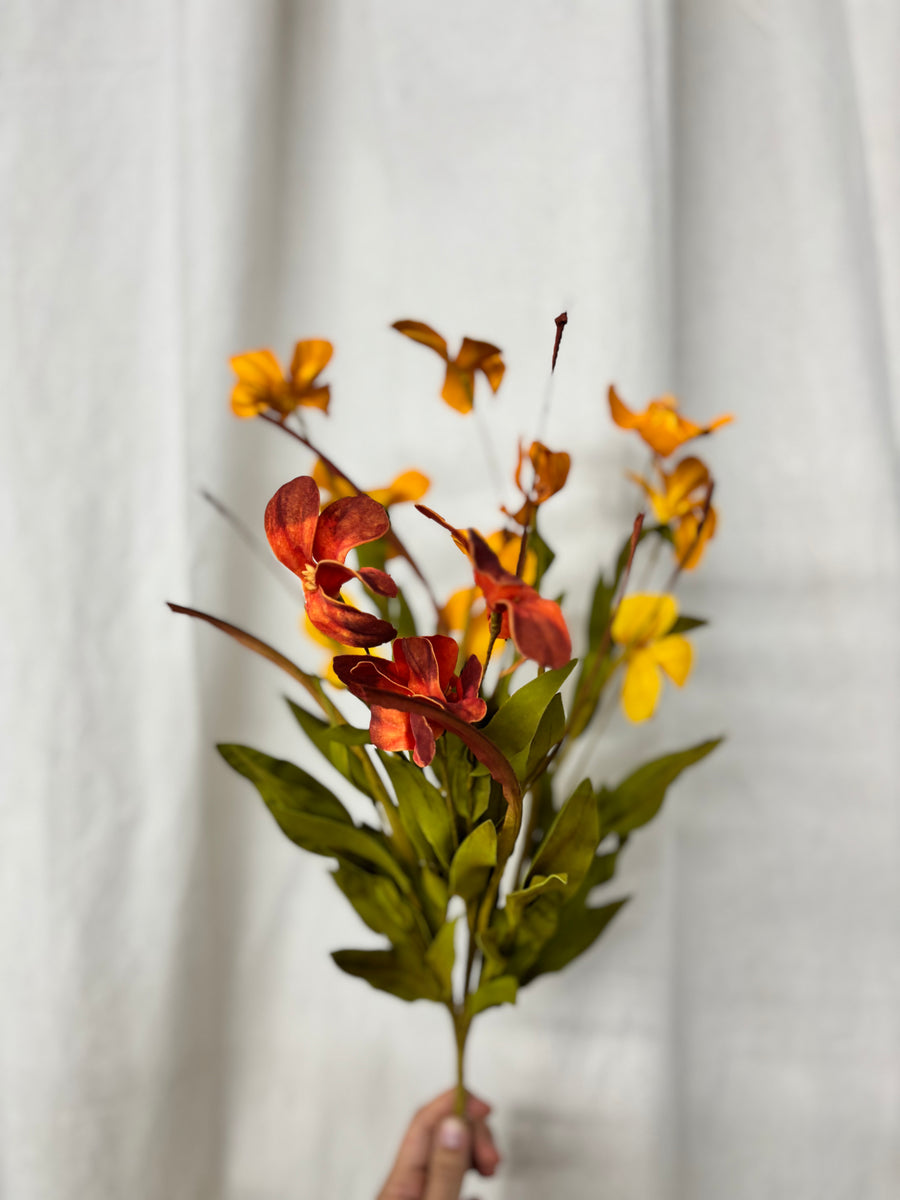 Orange Flowers - 20"