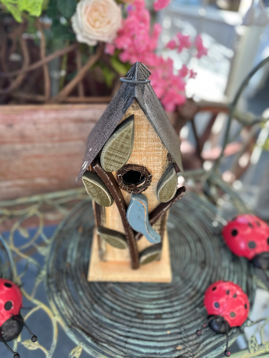 Bluejay Wooden Birdhouse