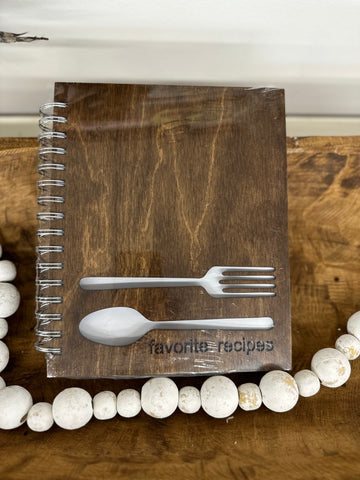 Favorite Recipes Birch Wood Book