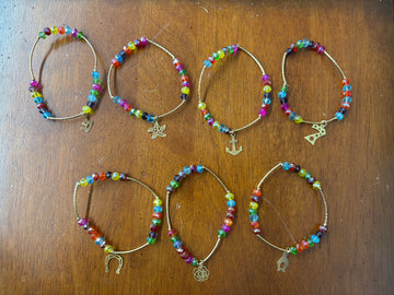Rainbow Beaded Bracelet
