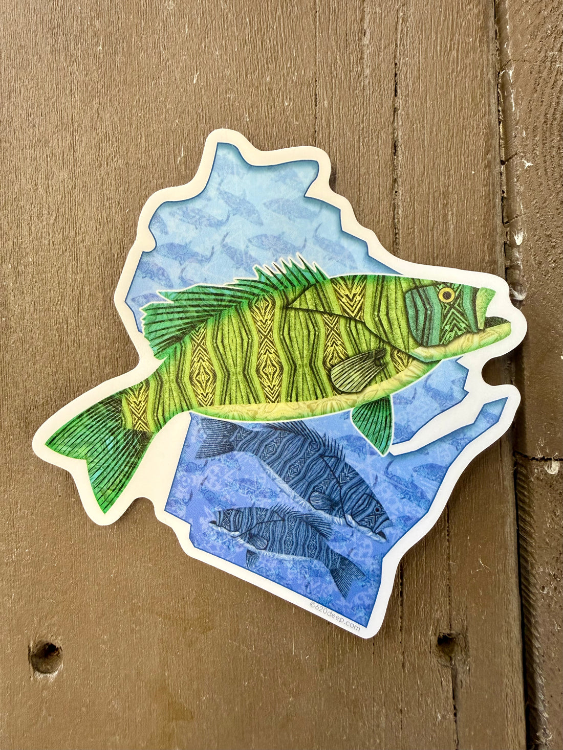 Wisconsin Fish Sticker