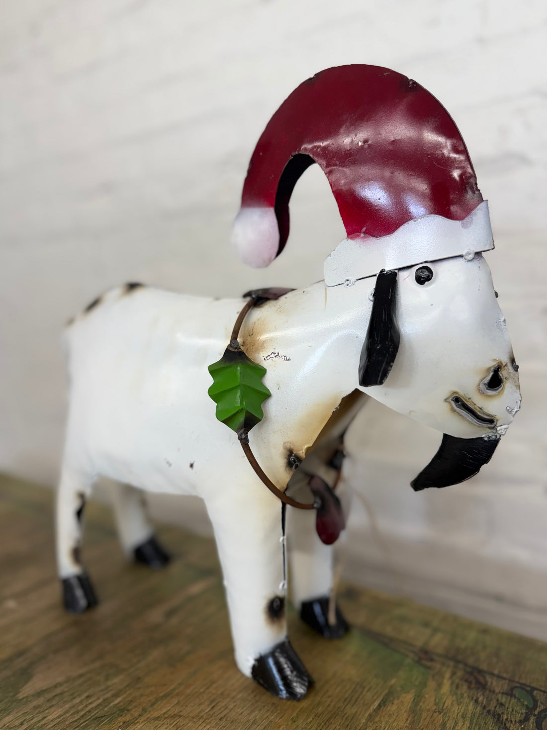 Mini Santa Hat Goat