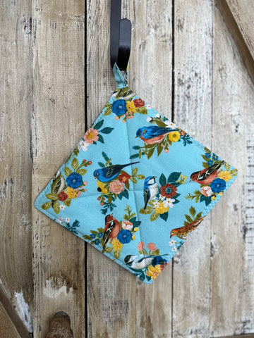 Blue Birds Hot Pad