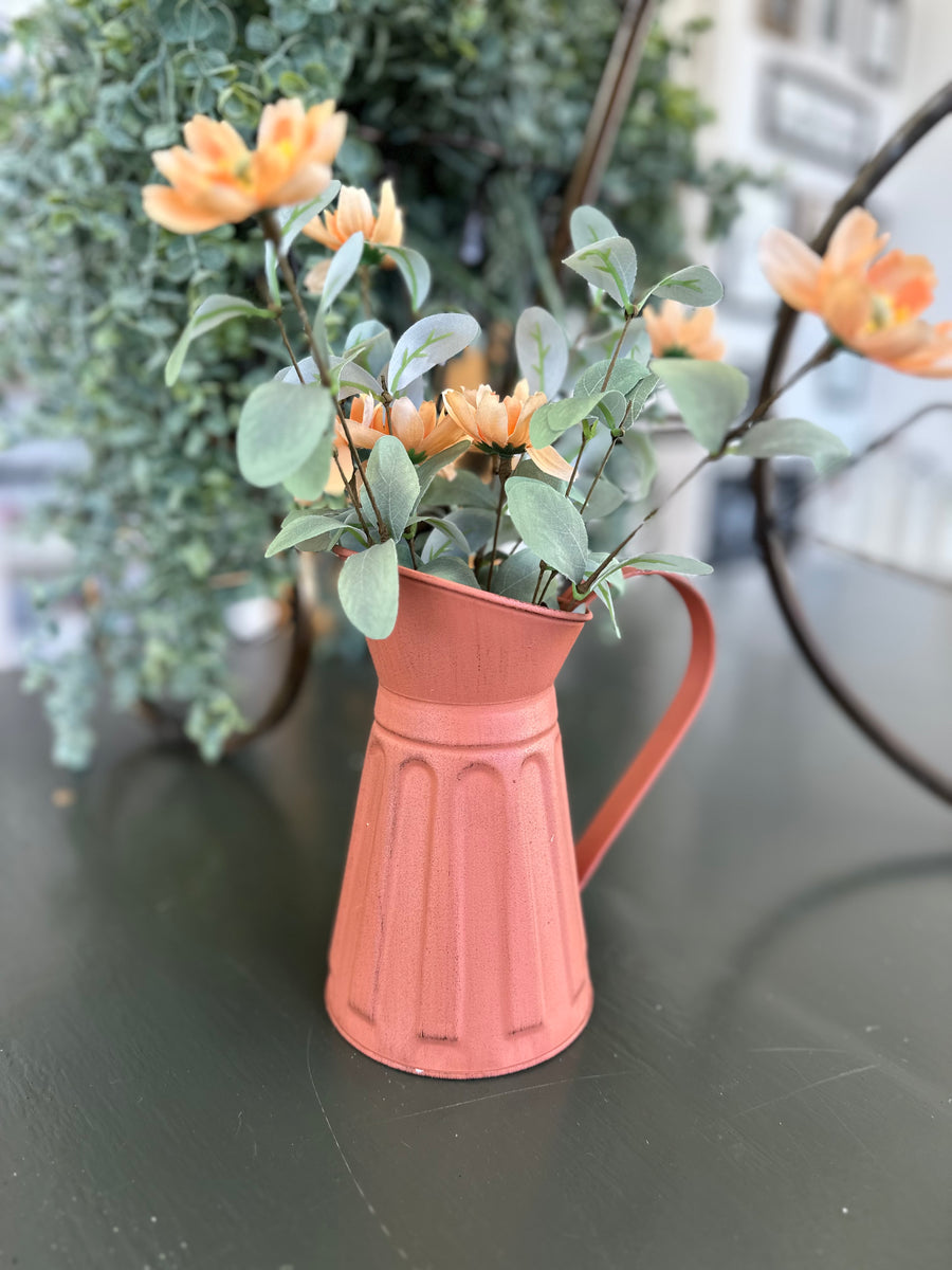 Apricot Pitcher Vase