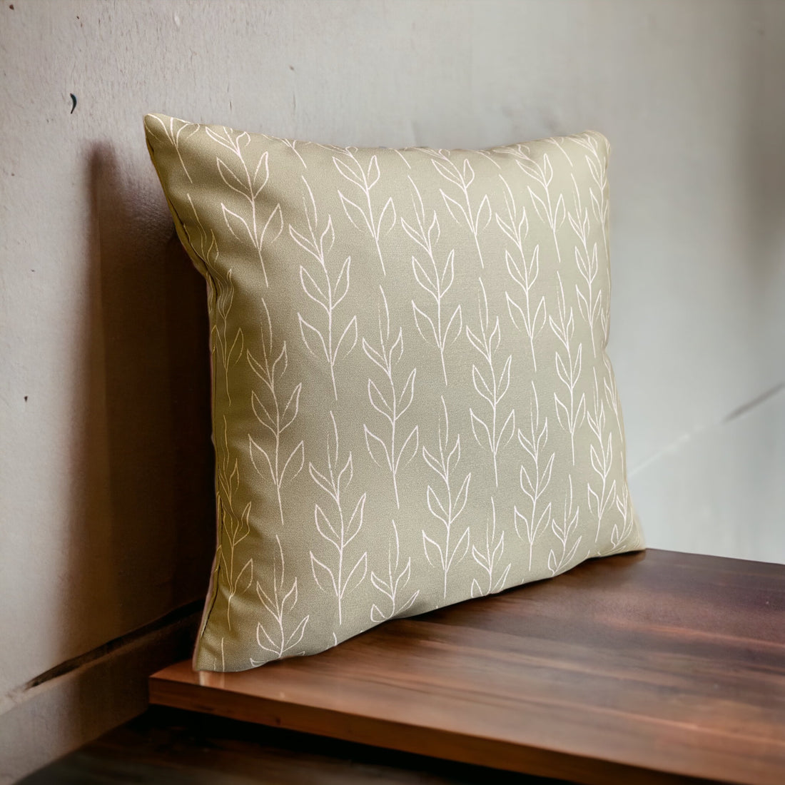 Green Leaf Pillow