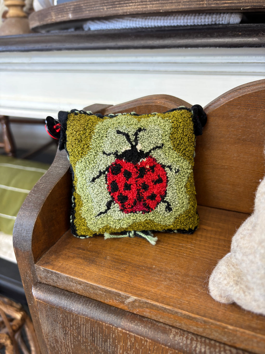 Miniature Ladybug Pillow