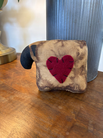 Handmade Sheep + Heart