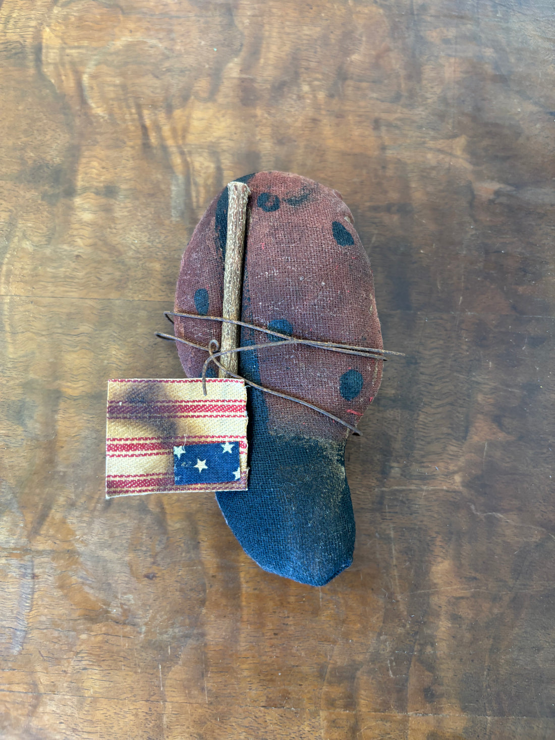 Handmade Patriotic Ladybugs