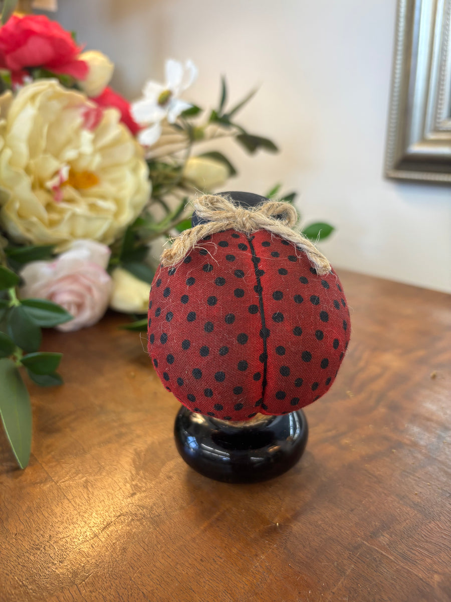 Ladybug Door Knob Shelf Sitter