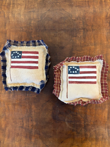 Mini Pillow Decor - Flags