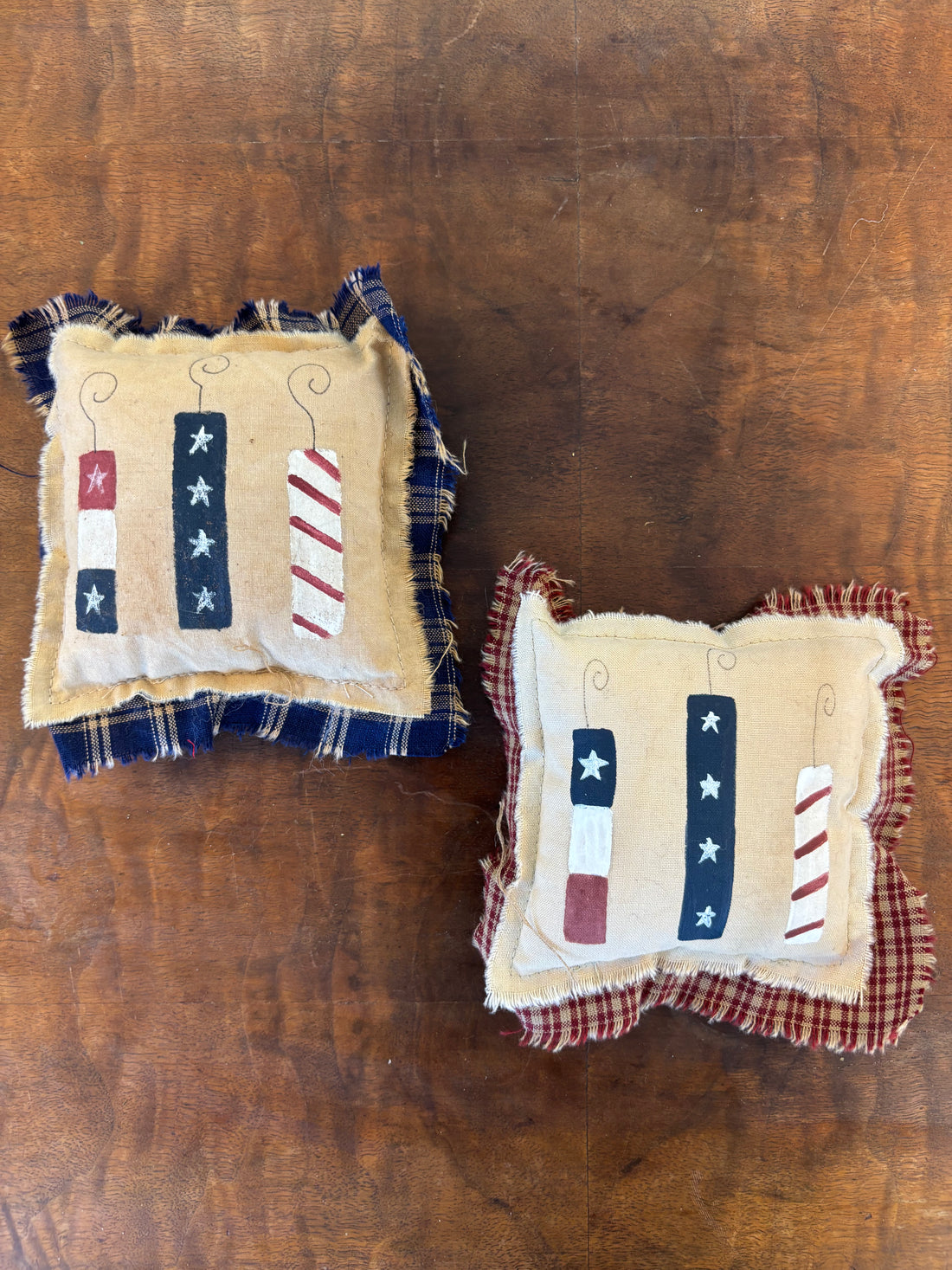 Mini Pillow Decor - Firecrackers