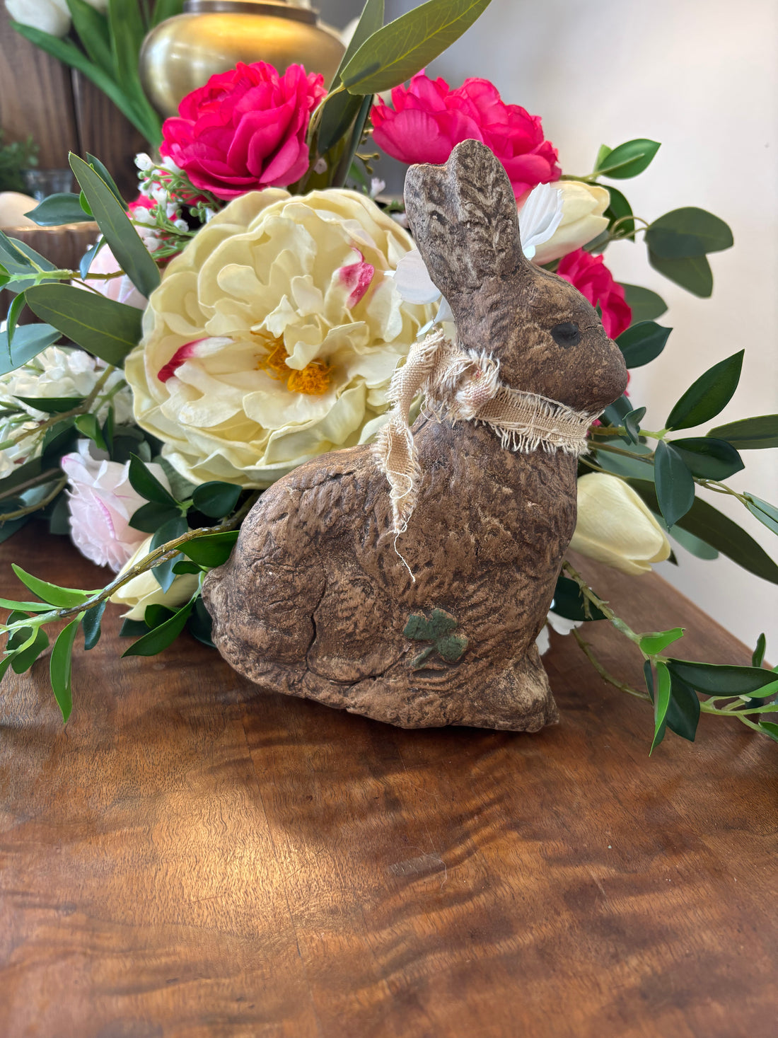 Handmade Rabbit With Clover