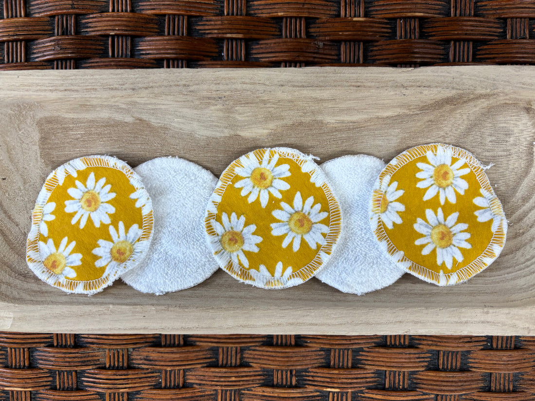 Golden Daisy Reusable Cotton Makeup Remover Pads