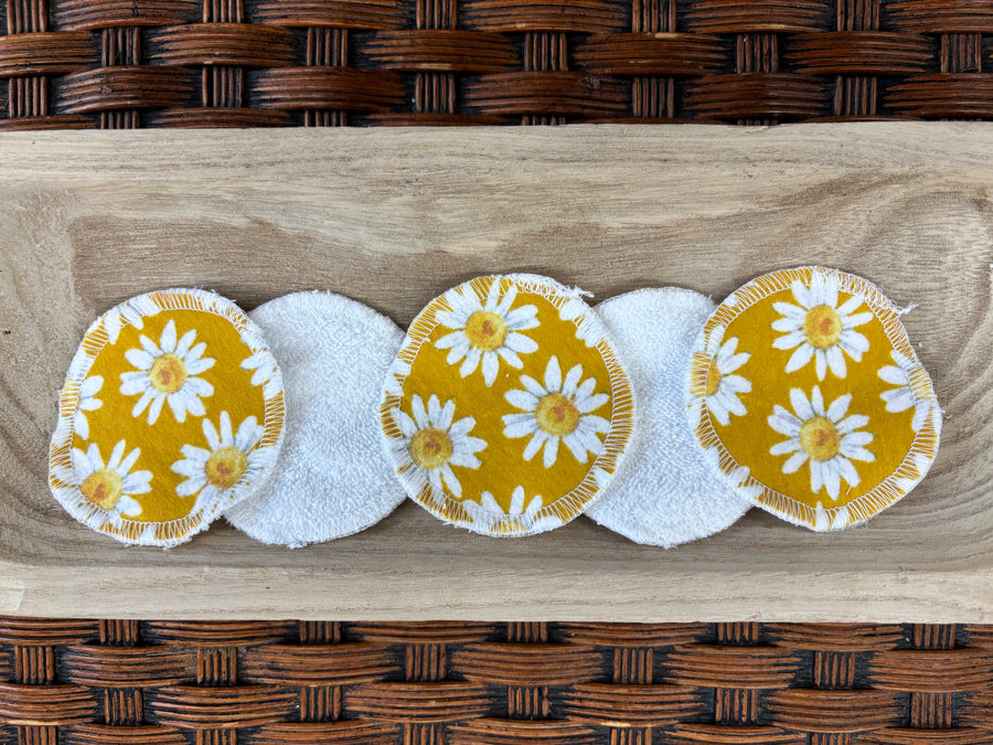 Golden Daisy Reusable Cotton Makeup Remover Pads