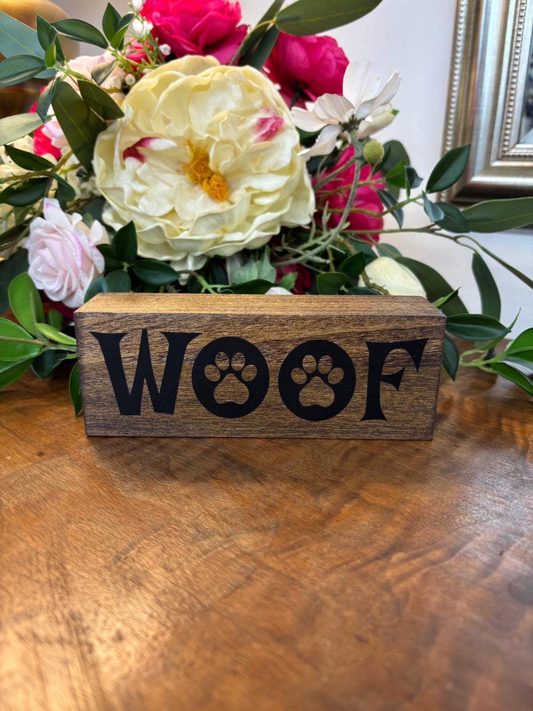 WOOF Block Sign