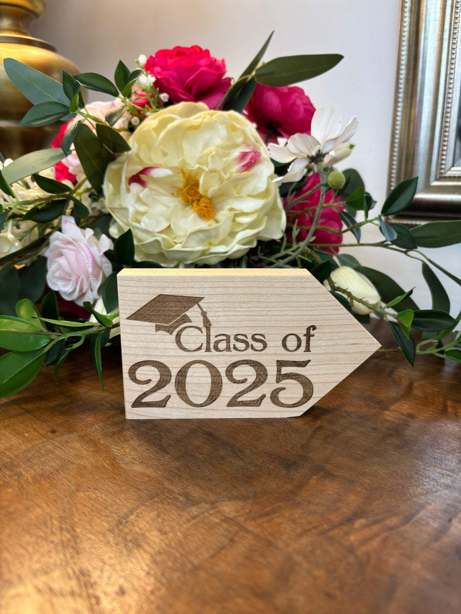 2025 Seniors Wooden Laser Shelf Sitter