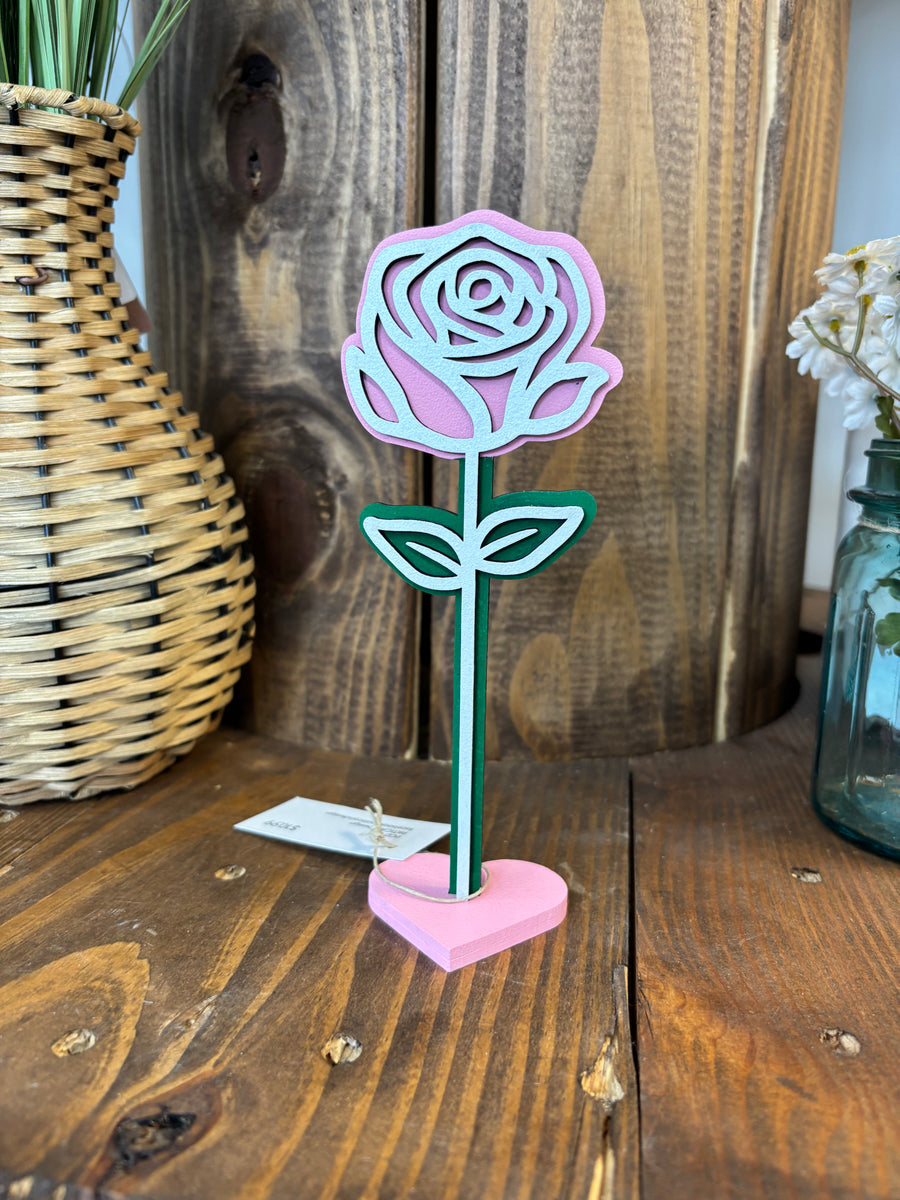 Laser Cut Mini Rose