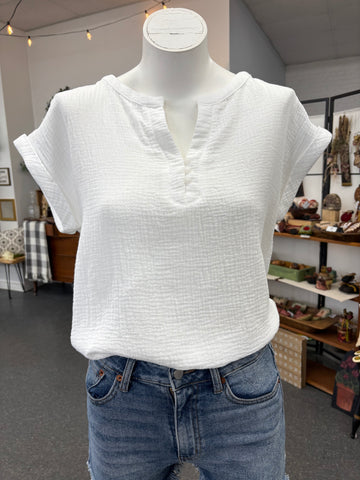 White Button Top