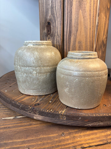 Rustic Green Bouquet Vase