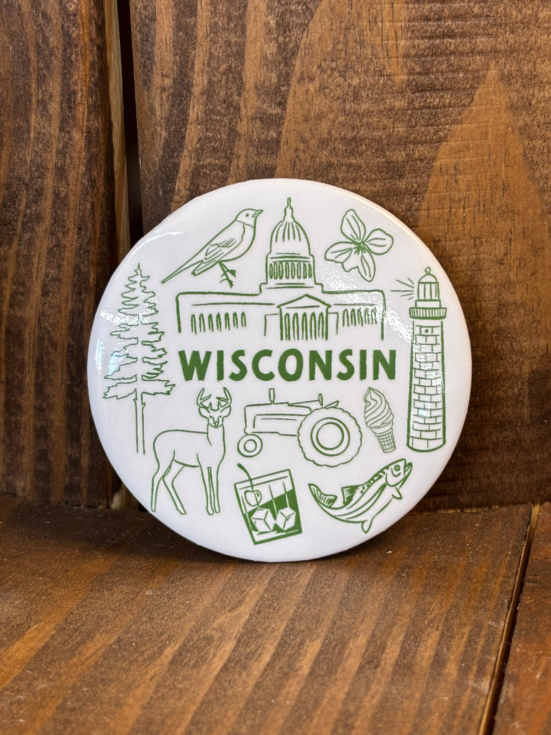 Wisconsin Illustrated Magnet