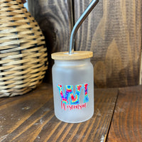 Tie Dye Wisconsin Shot Glass
