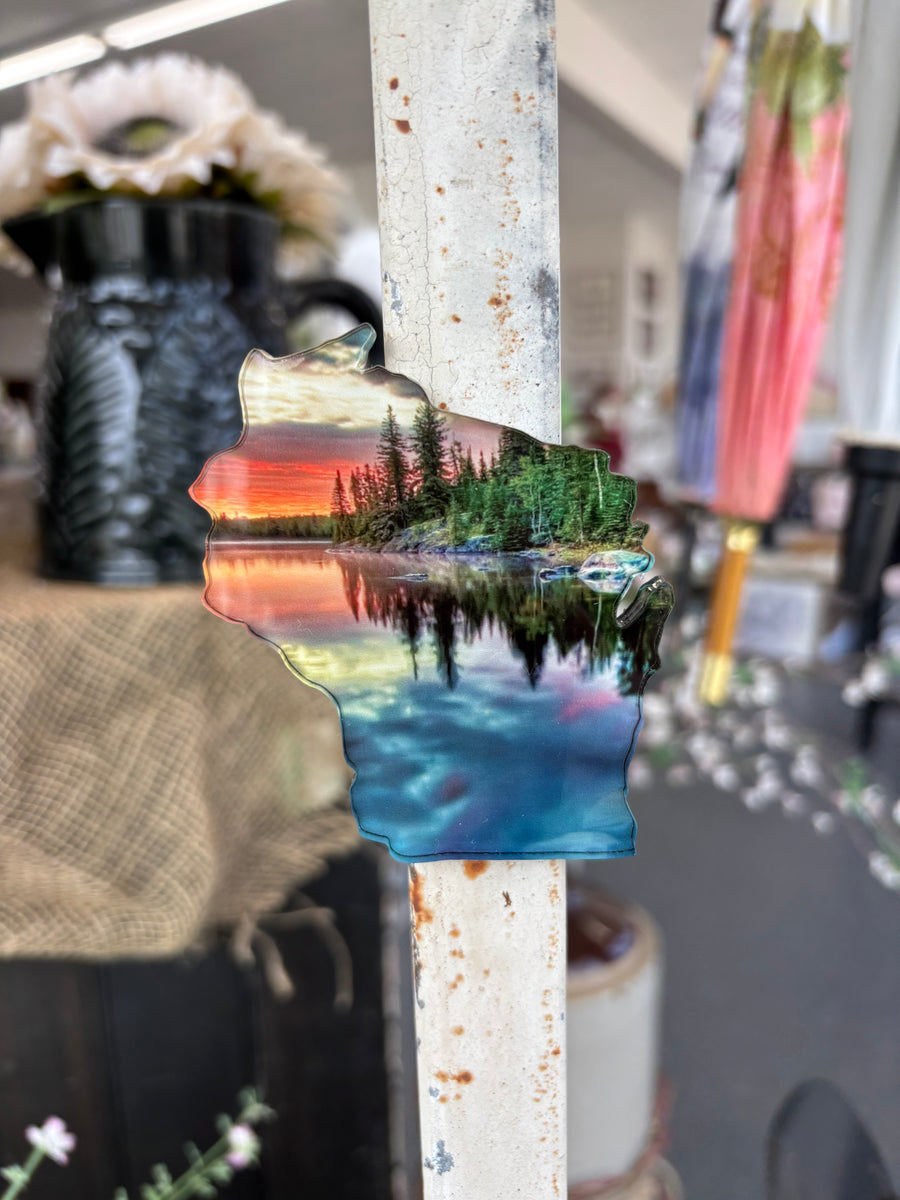 Wisconsin Magnet - Lake Sunset