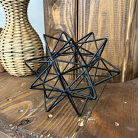 Black Metal Star Decor