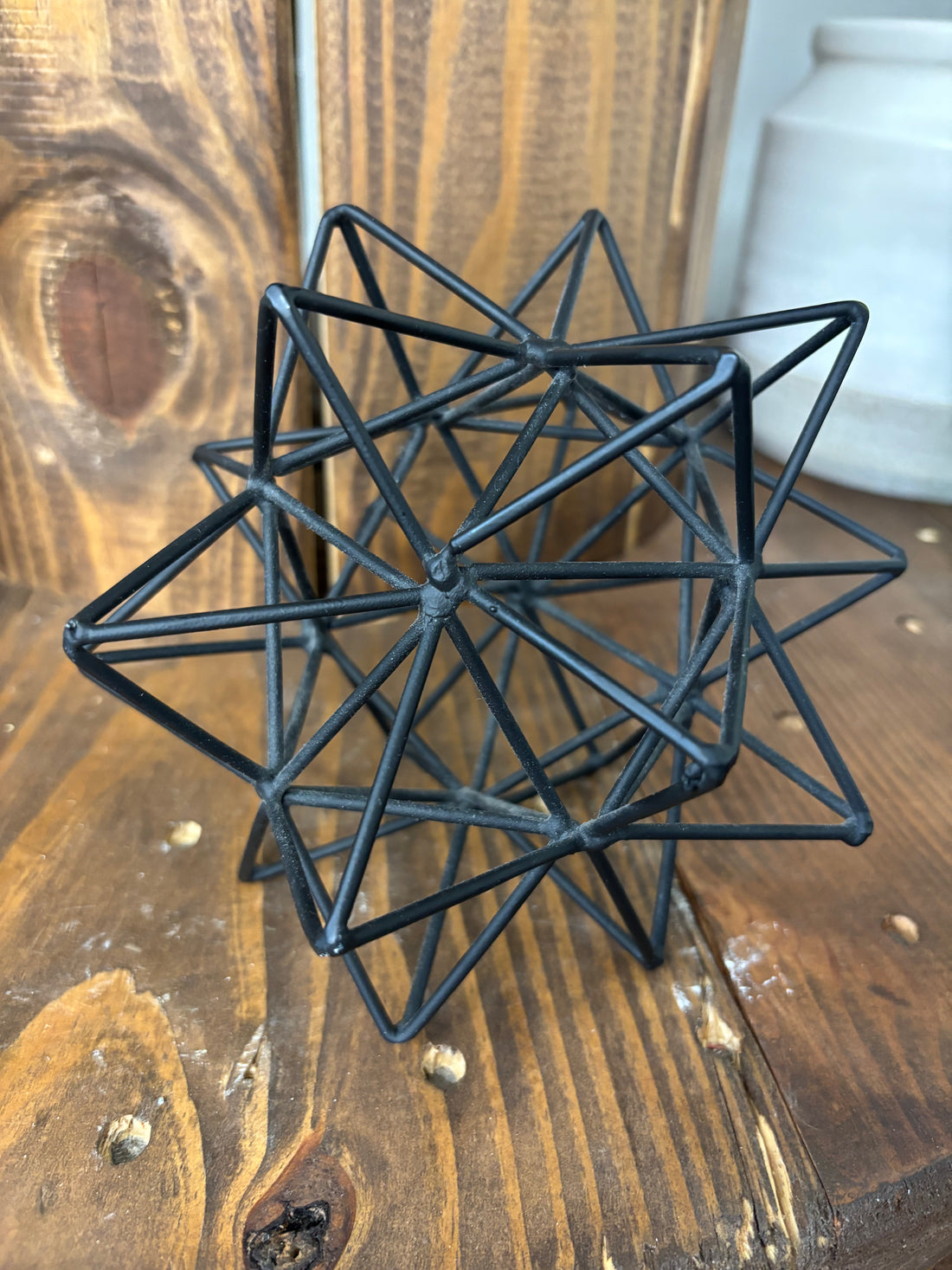 Black Metal Star Decor