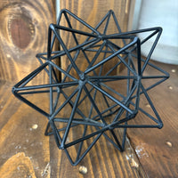 Black Metal Star Decor