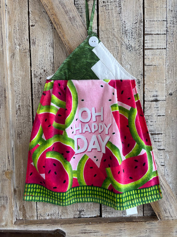 Oh Happy Day Watermelon Kitchen Towel